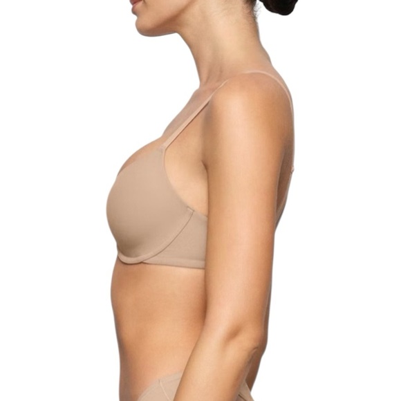 NWT SKIMS Fits Everybody Clay Scoop Plunge Bra Size 32B - Picture 12 of 13